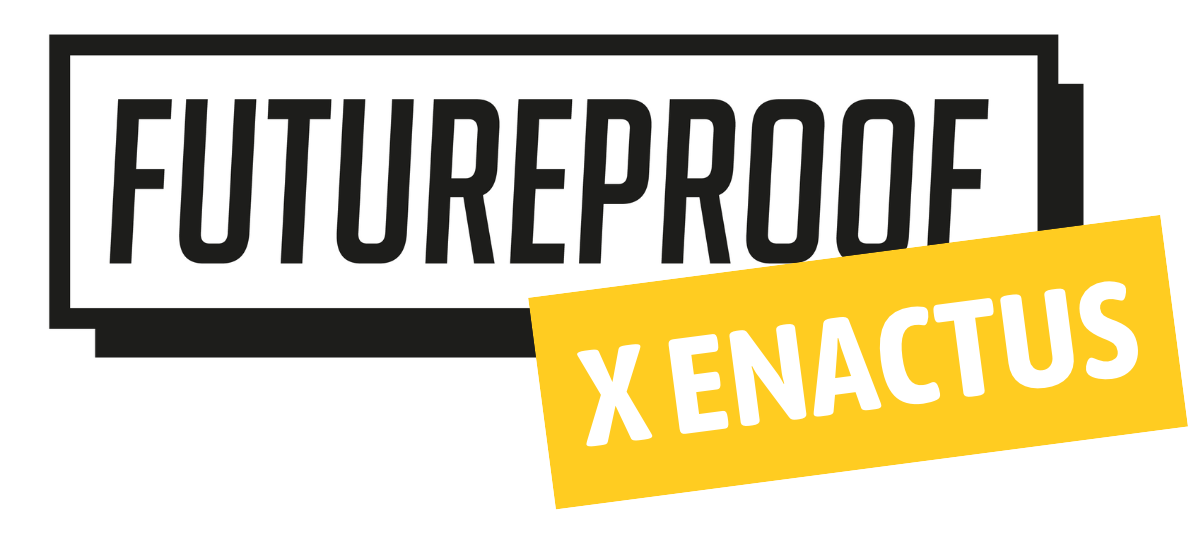 Logo Futureproof in combinatie met Enactus