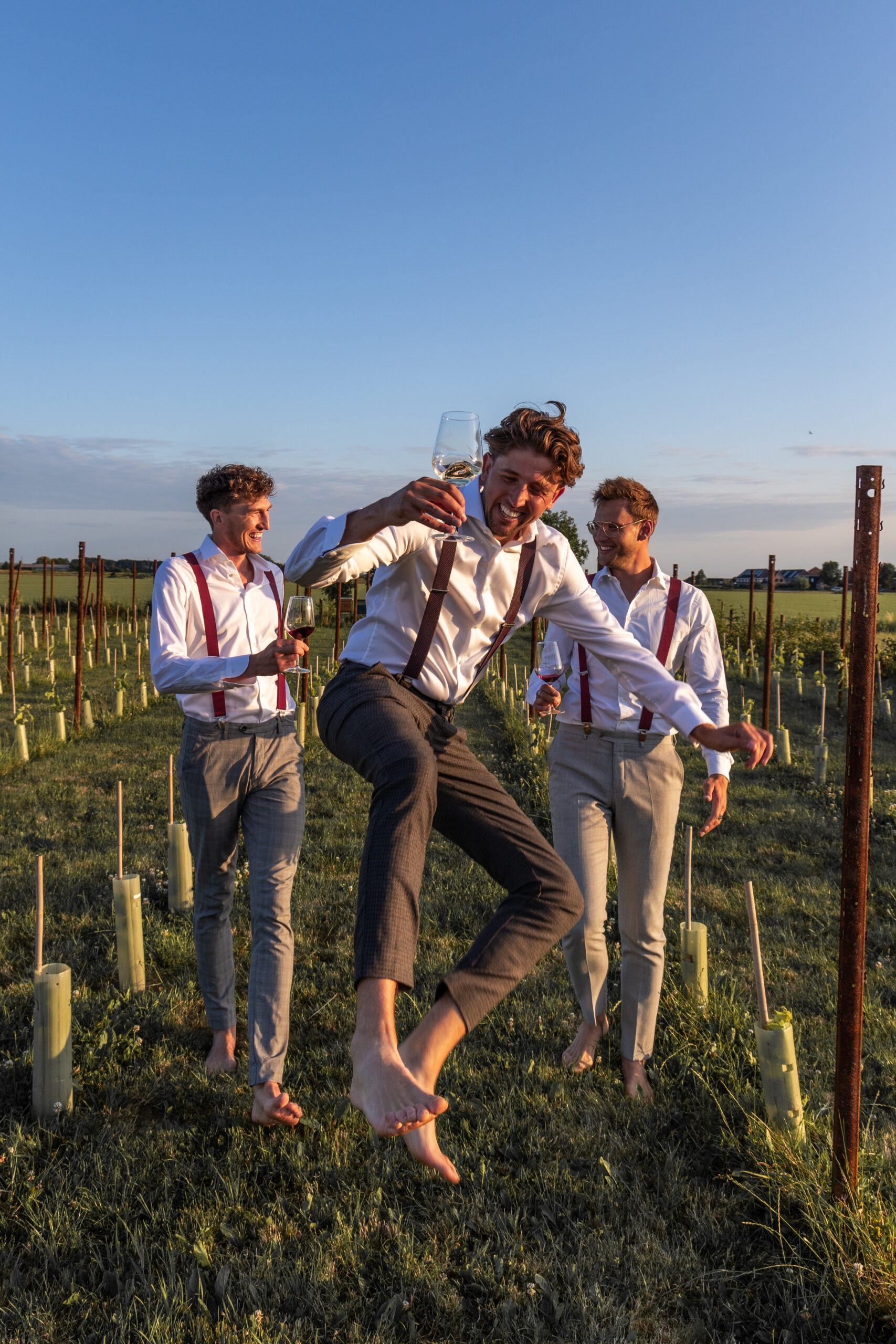 Mike en compagnons in Wijngaard De Jongens